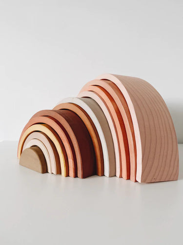 Lion + Lamb the Label Wooden Rainbow, Peach